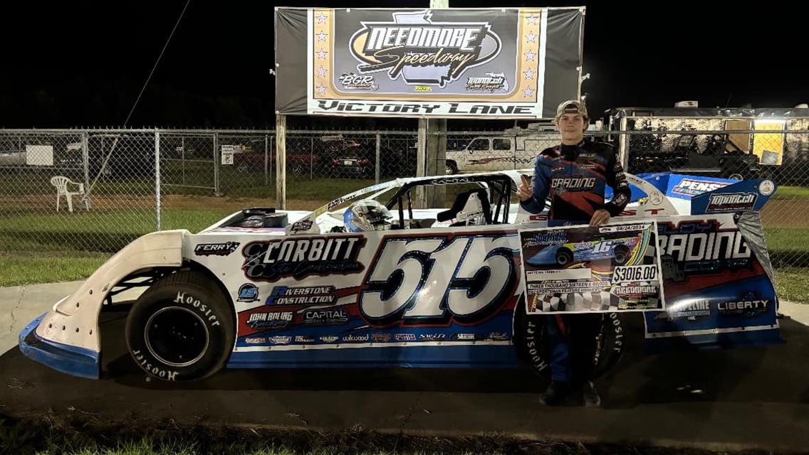 Bubba Roling picked up the $3,016 top prize in the sixth annual Morgan Sheffield Memorial at Needmore Speedway (Norman Park, Ga.) on August 24.