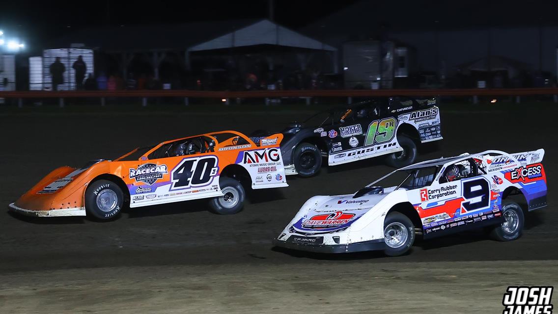 Farmer City Raceway (Farmer City, IL) – World of Outlaws Late Model Series – Illini 100 – April 11th-12th, 2025. (Josh James Artwork)