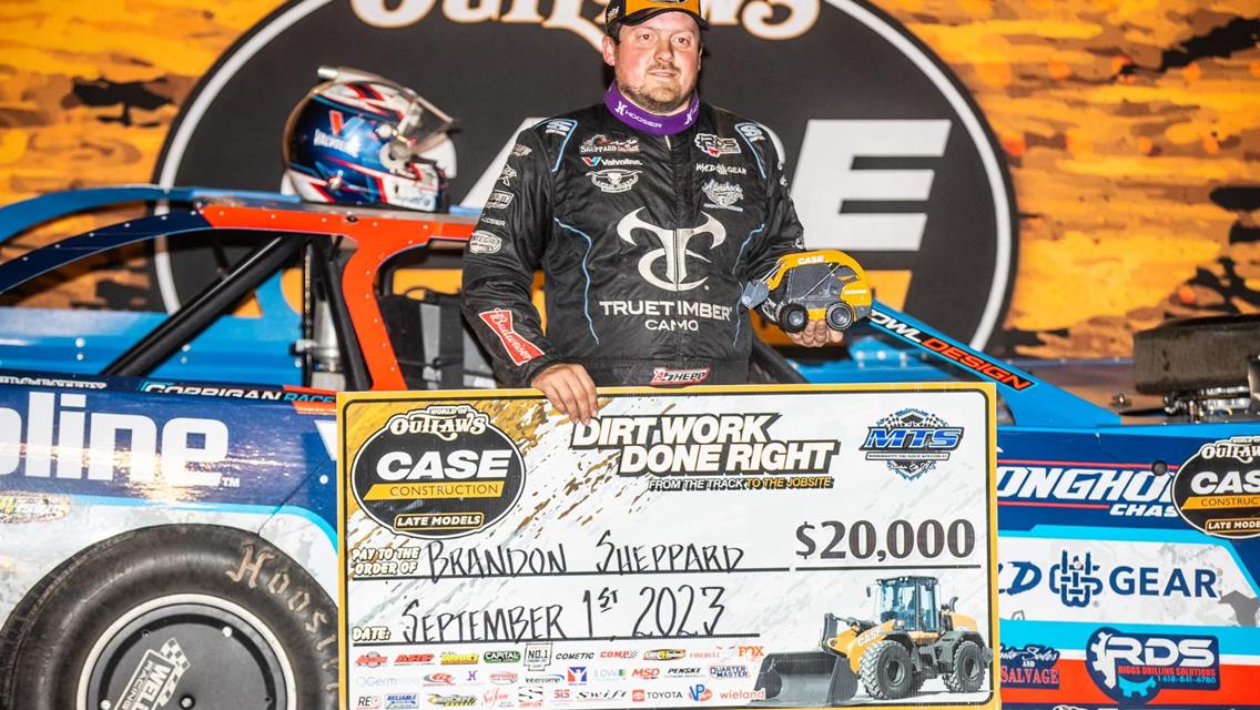 Mississippi Thunder Speedway (Fountain City, WI) – World of Outlaws Case Late Model Series – Milton Hershey School Back to Class Showdown – September 1st, 2023. (Jacy Norgaard photo)