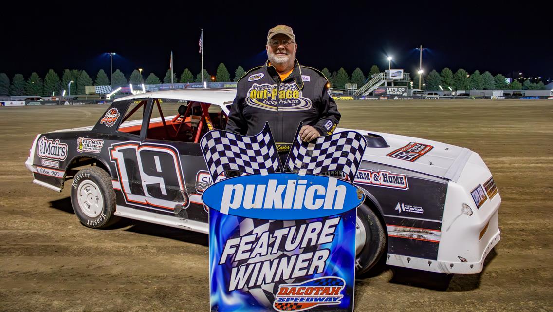CARTER WINS FIRST CAREER STOCK CAR VICTORY