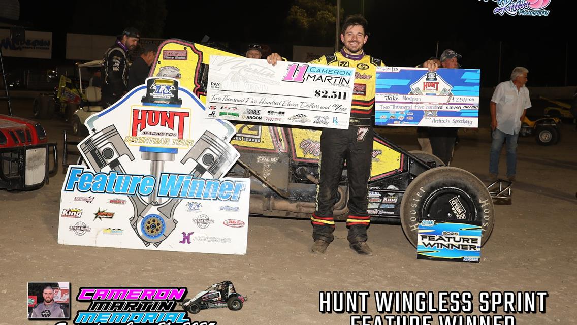 Jake Morgan Wins Cameron Martin Memorial At Antioch Speedway