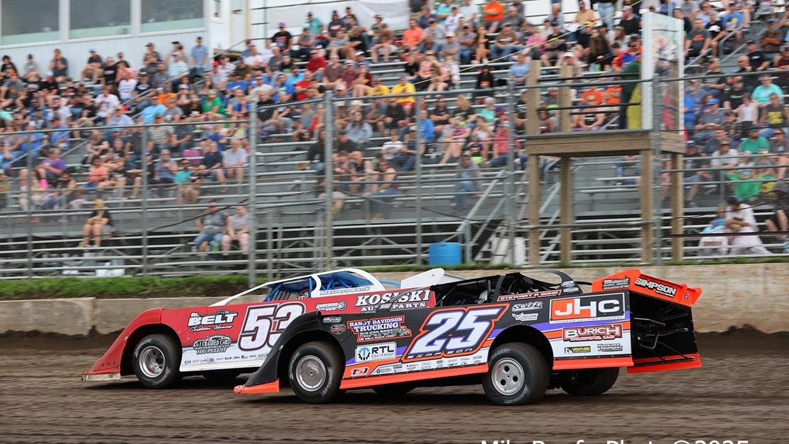 C.J. Speedway (Columbus Junction, IA) – Malvern Bank East Series – Tony Stewart Tribute – May 30th, 2025. (Mike Ruefer Photo)