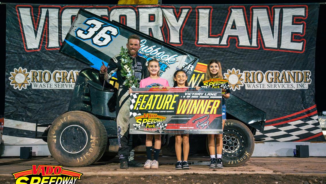 Kyle McCutcheon and JT Imperial Earn Wins at Vado Speedway Park with POWRi Desert Wing Sprints