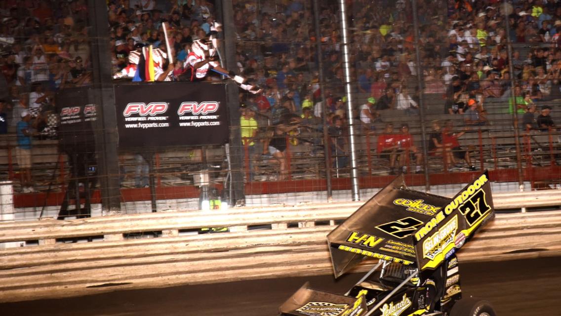 Greg Hodnett Wins One for the PA Posse on Night #1 of the Knoxville Nationals!
