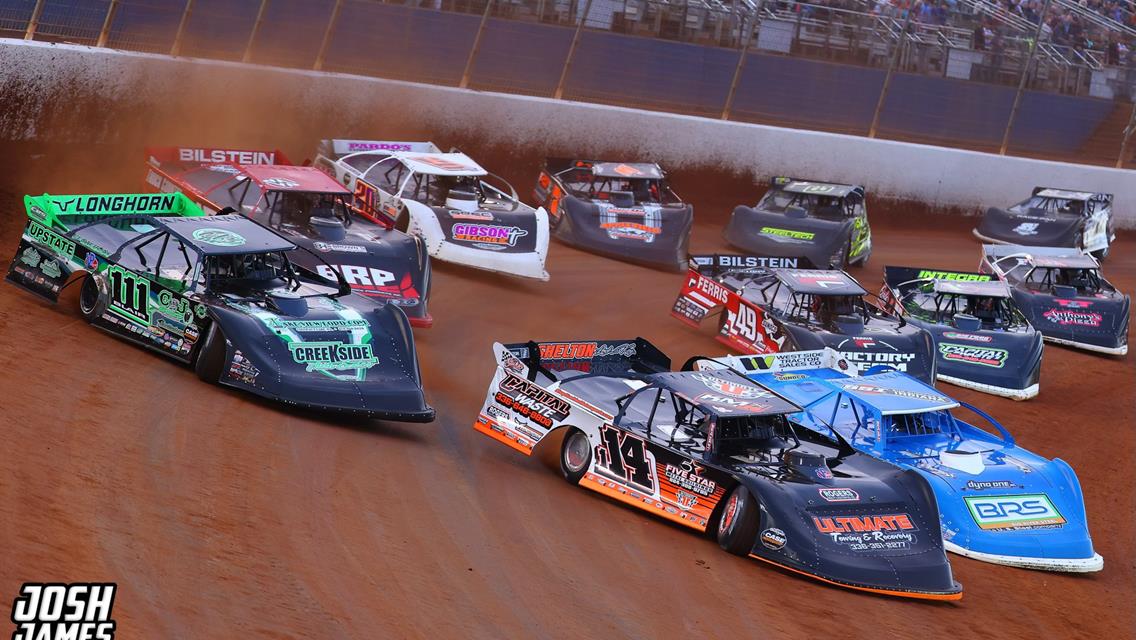 The Dirt Track at Charlotte (Concord, N.C.) – World of Outlaws Case Late Model Series – World Finals – November 6th-9th, 2024. (Josh James Artwork)