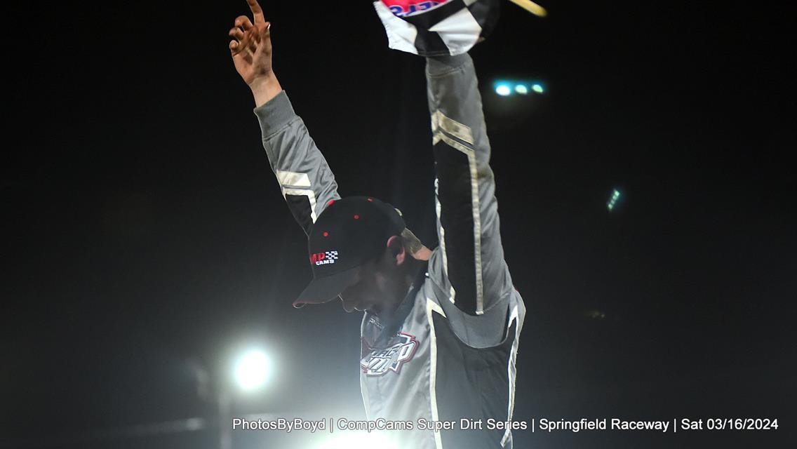 Springfield Raceway (Springfield, MO) – Comp Cams Super Dirt Series – March Madness – March 16th, 2024. (Todd Boyd Photo)