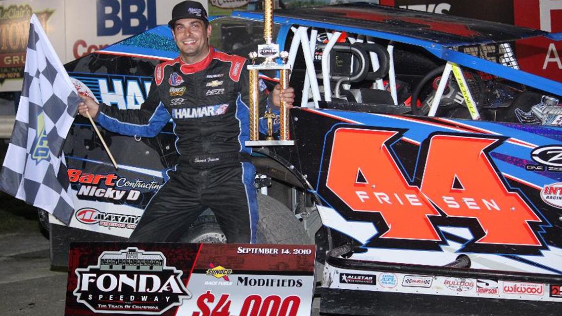 FRIESEN TAKES $4,000 MODIFIED WIN AT FONDA WHILE HARTMAN TAKES KING OF DIRT (KOD) NORTHEAST CRATE NATIONALS