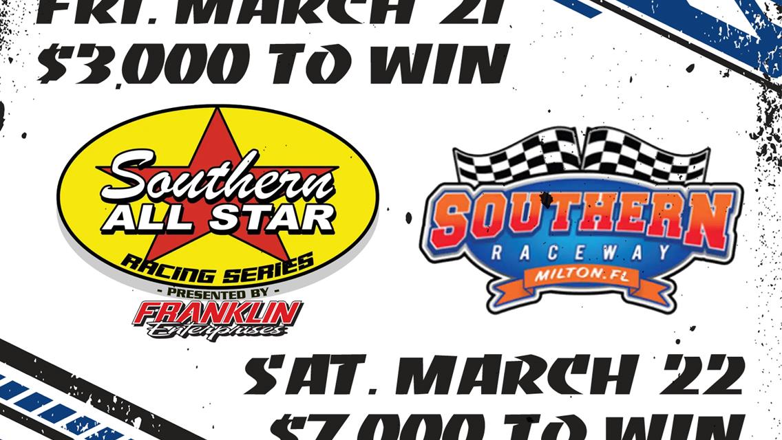 Doubleheader at Southern Raceway Next for the Southern All Star Dirt Racing Series