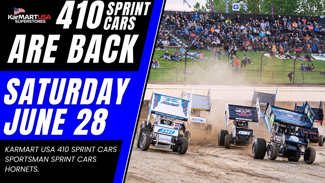 410&#39;s ARE BACK THIS SATURDAY!