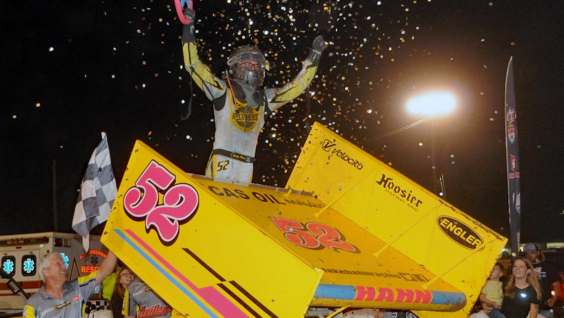 Blake Hahn wins his third Short Track Nationals, clinches first Lucas Oil ASCS championship
