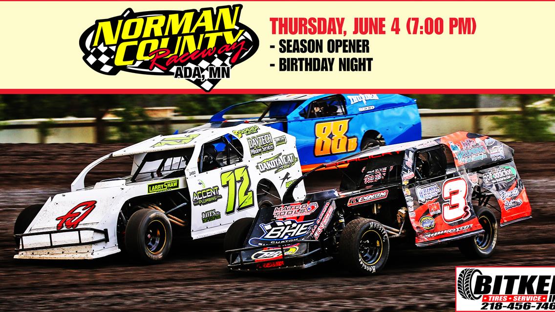 Season Opener – Thursday, June 4