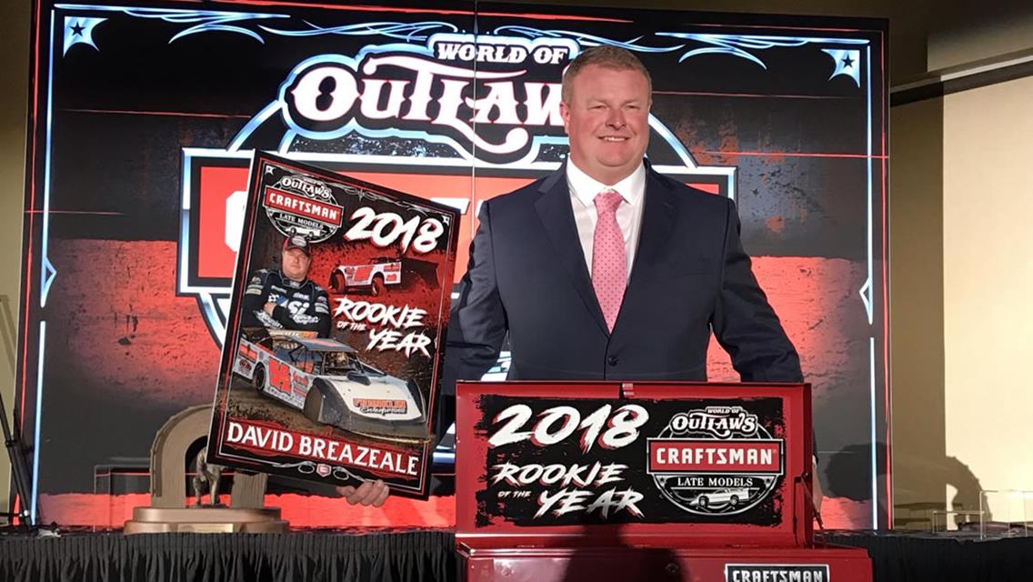 David Breazeale crowned 2018 WOO Late Model Rookie of the Year