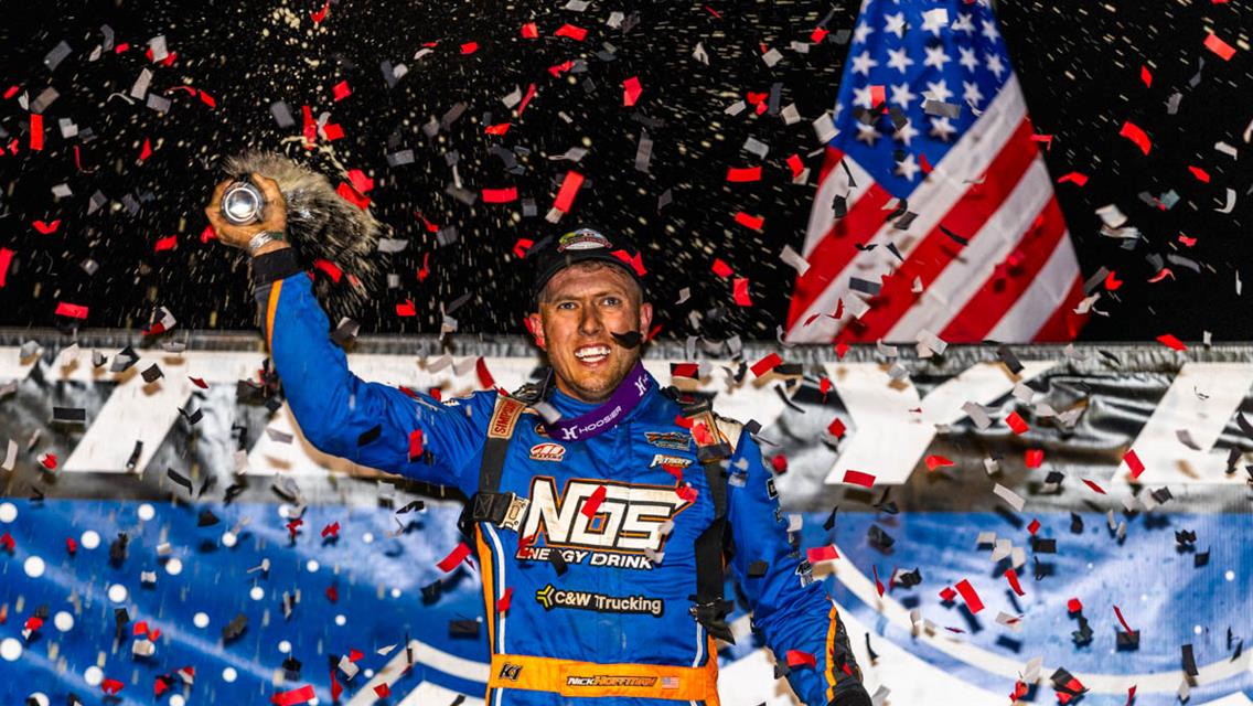 Nick Hoffman Earns First Lucas Oil Victory at Brownstown
