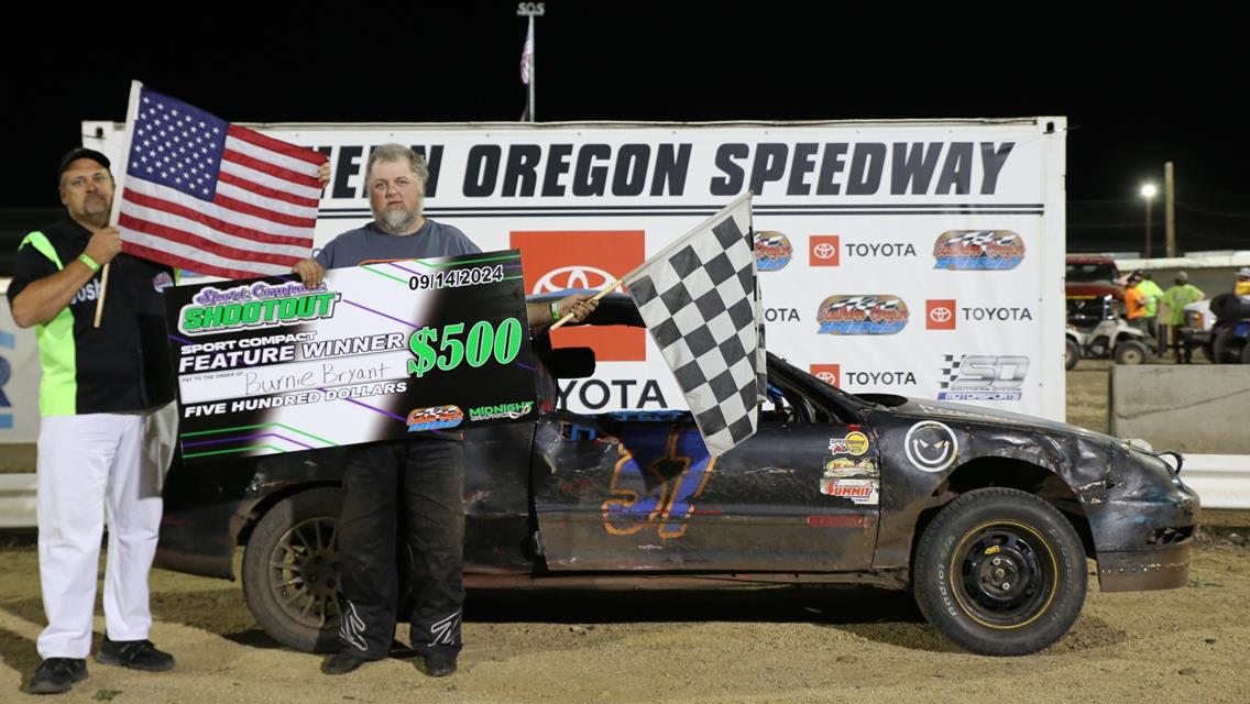 Bryant Wins Sport Compact Shootout At Southern Oregon; Mallett, Hudson, Cobb, And Knight Also Get Travel Medford Night Wins