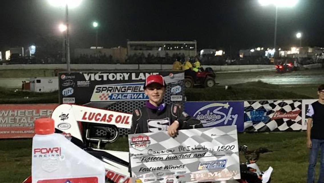 Cannon McIntosh Takes Win at Springfield