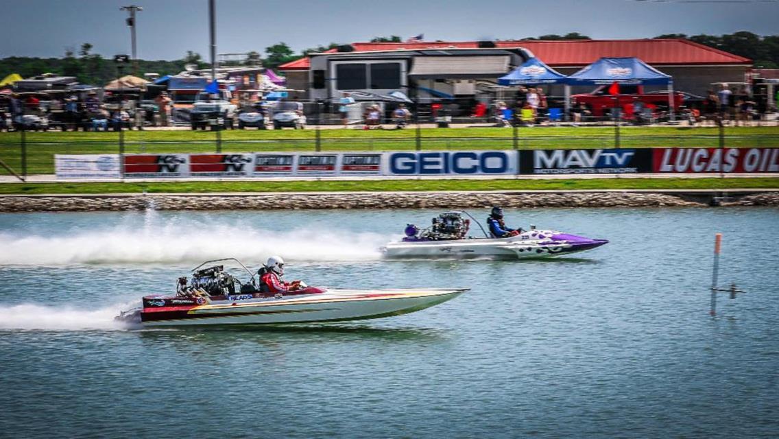 Drag boats return to Lake Lucas for KDBA Show-Me Shootout Presented by Lucas Oil this weekend