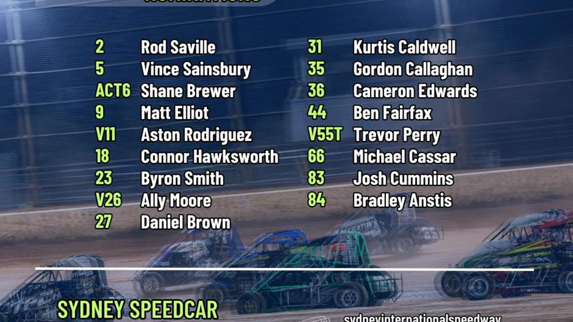 Sydney Speedcar 50 Lap Classic