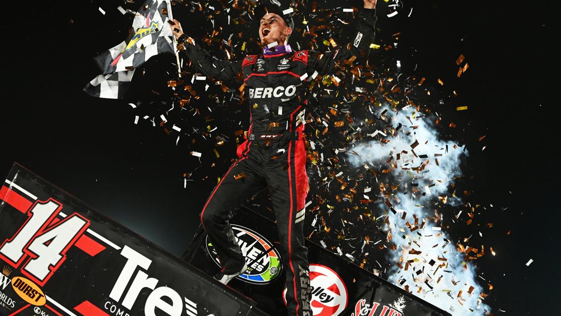 TEENAGE HISTORY: Corey Day Joins Steve Kinser as Three-Peat Gold Cup Champions with $100,071 Payday