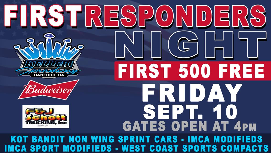 DATE CHANGE: First Responders Night