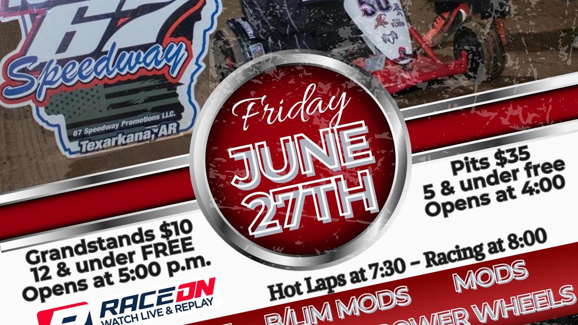 Upcoming Event this Friday, June 27th