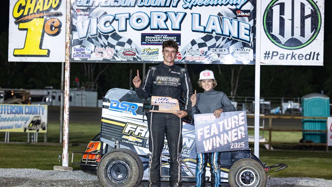 Friesen, Soares, and Bolt Score NOW600 Jayhusker Regional Victories at Jefferson County Speedway!