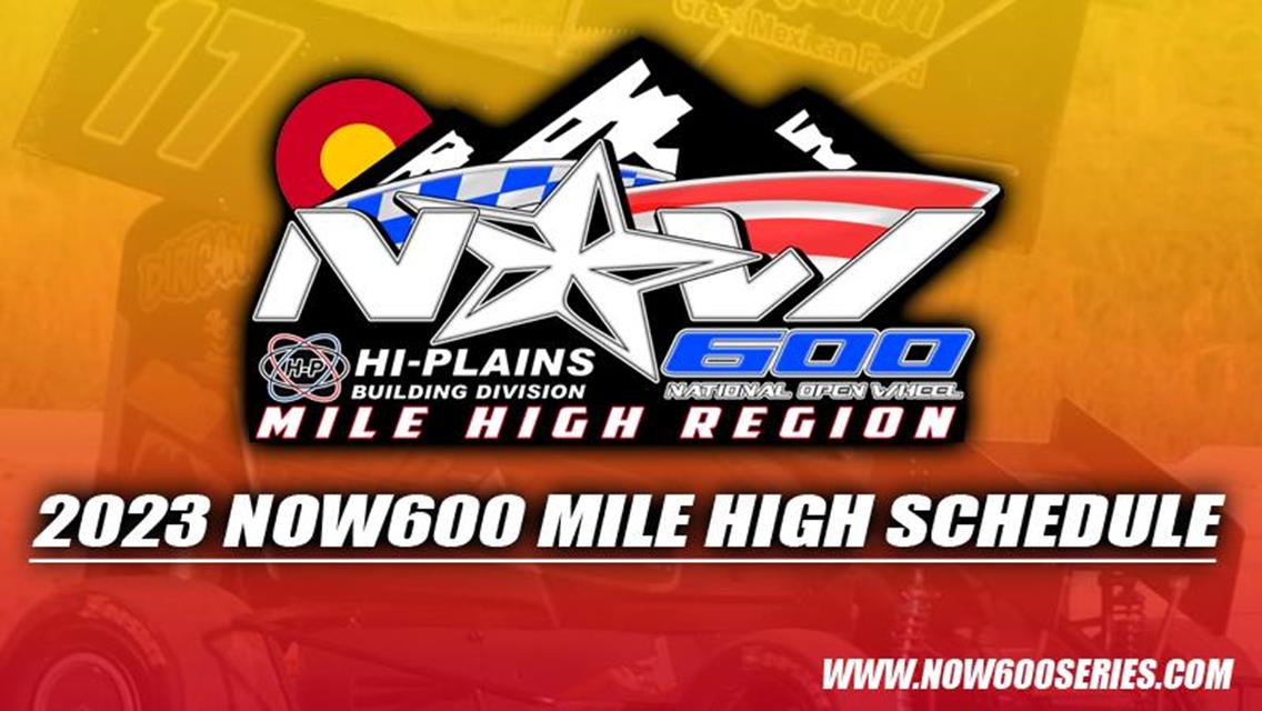 2023 Schedule Announced for the NOW600 Mile High Region and NOW600 Border War Challenge!