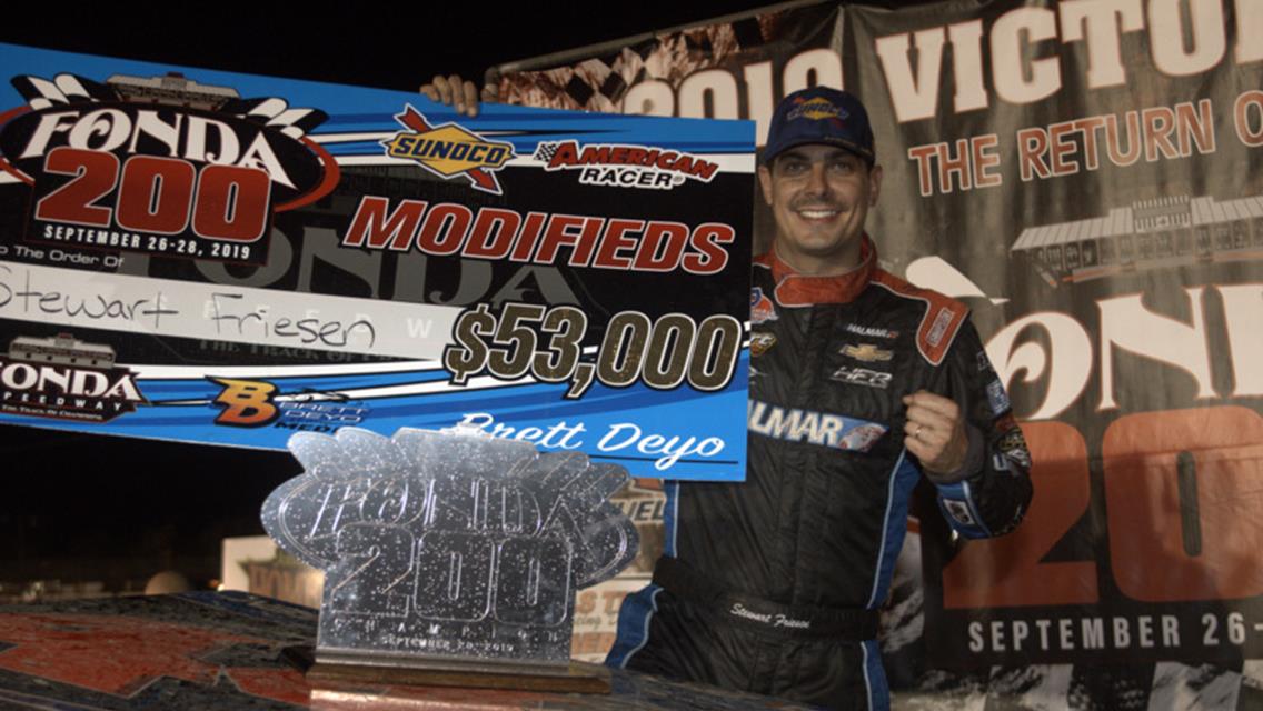FRIESEN WINS $53,000 AFTER WIN IN THE 28TH EDITION OF THE â€œFONDA 200â€?
