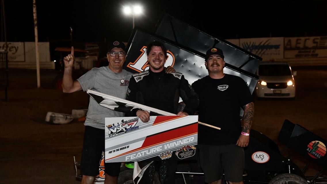 McKinney, Wilson, and Witherow Master NOW600 Cactus Region at Adobe Mountain Speedway!