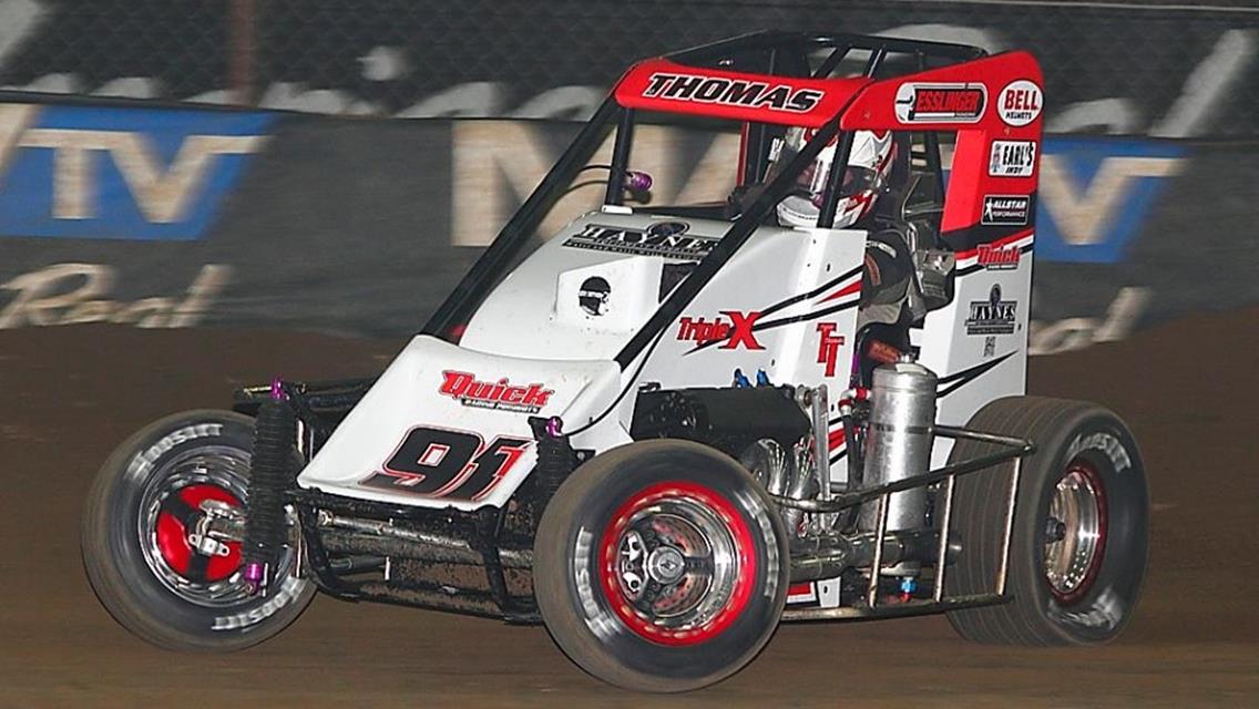 Thomas Traveling to Illinois for POWRi Doubleheader at Lincoln and Macon