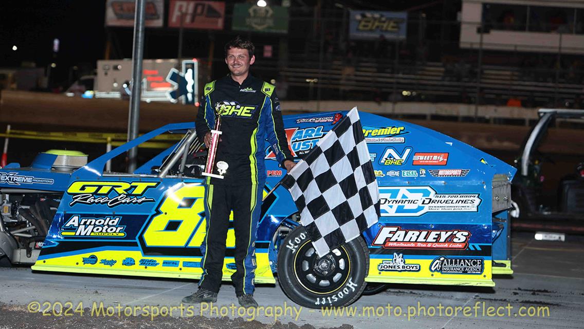 Pickett, Carter, and Filloon find first time checkers, McBirnie and Zehm return to Victory Lane