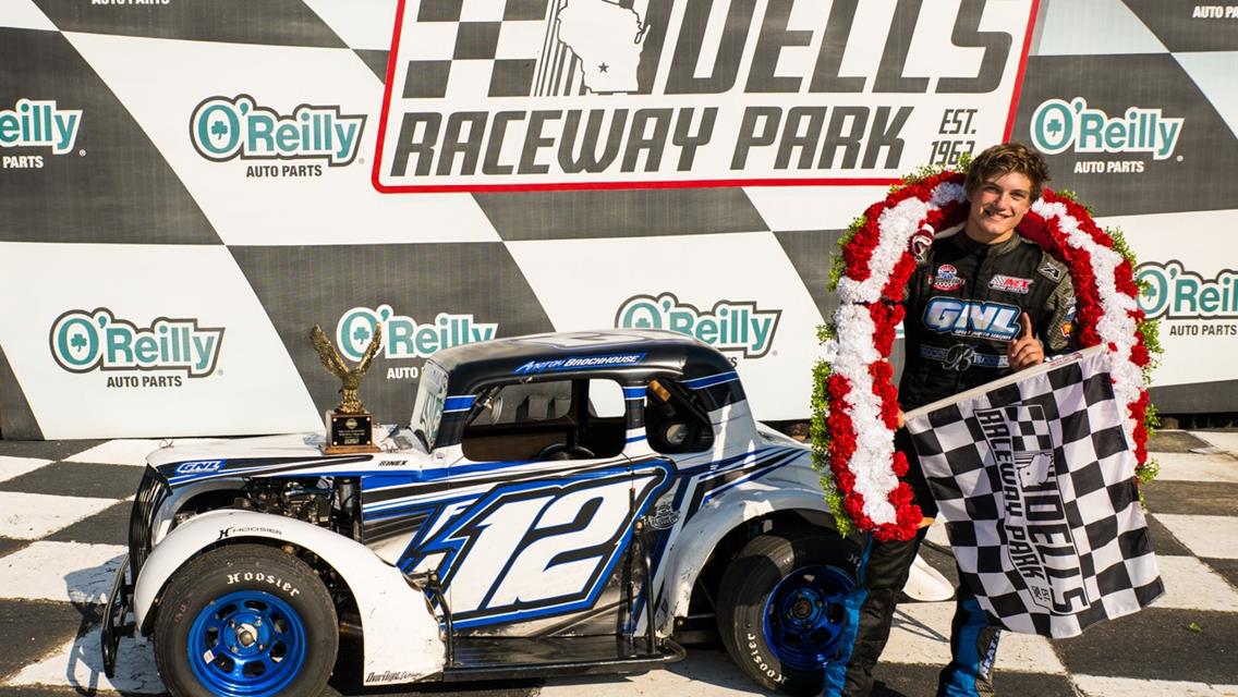 AYRTON BROCKHOUSE CAPTURES INEX LEGENDS NSTC 30 &amp; DRP CHAMPIONSHIP