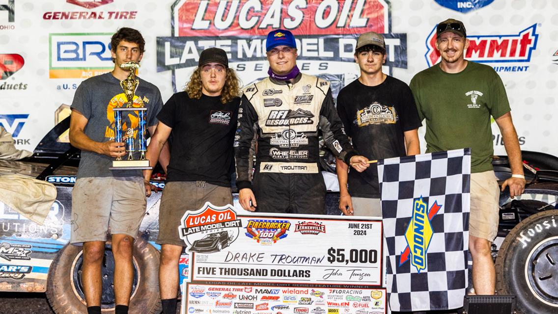 Troutman and Moran Highlight Friday Prelims at Lernerville
