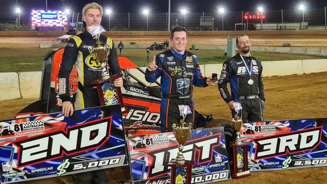 Bacon Sizzles to National Midget Crown