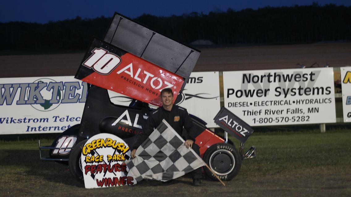 Strand, Greseth, Veert, and Pederson collect GRP checkers