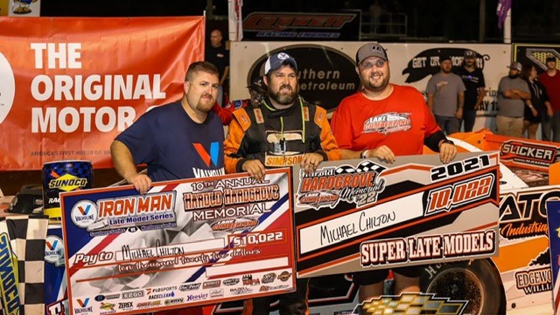 Chilton Captures Valvoline Iron-Man Late Model Series Harold Hardgrove Memorial (A Tribute to Allen Tilley) at Lake Cumberland Speedway