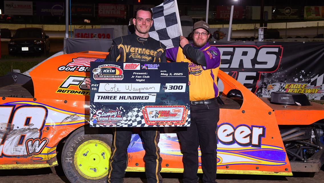 Richards, Grossenbacher, Wayman, Densberger &amp; Richards are victorious at Eagle&#39;s Jr. Fan Club Night