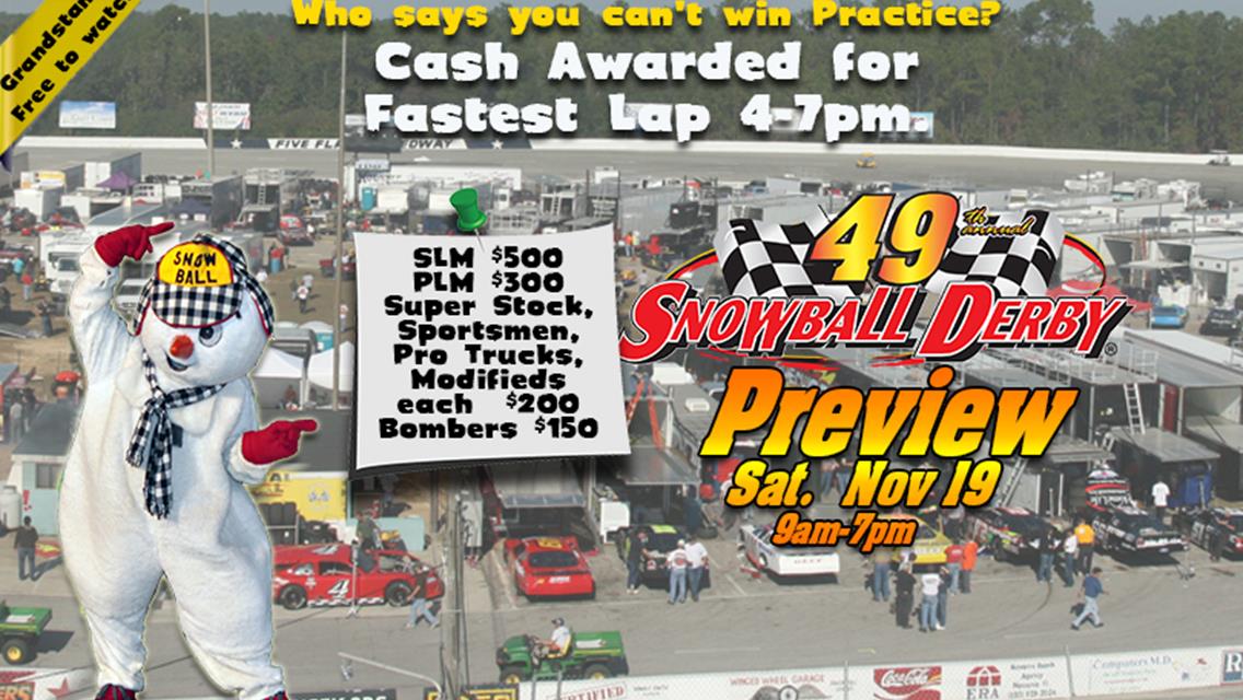 Big Preview of Snowball cars this Saturday!