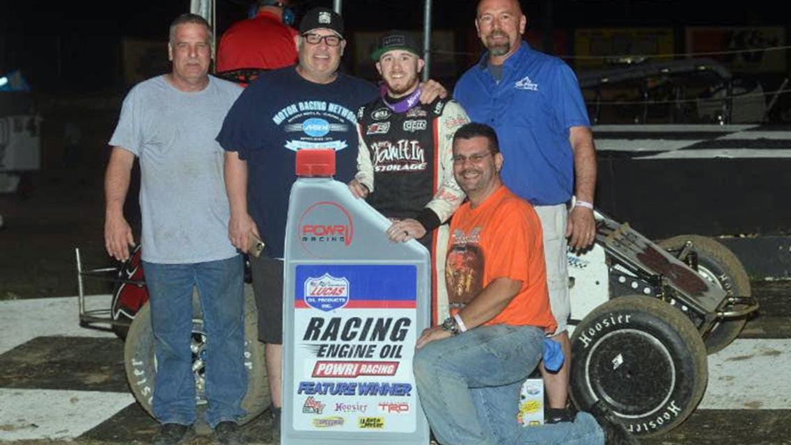 Thomas sweeps POWRi Midgets at Bubba