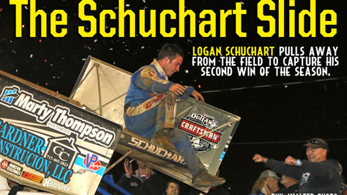 Schuchart Slides into Victory Lane