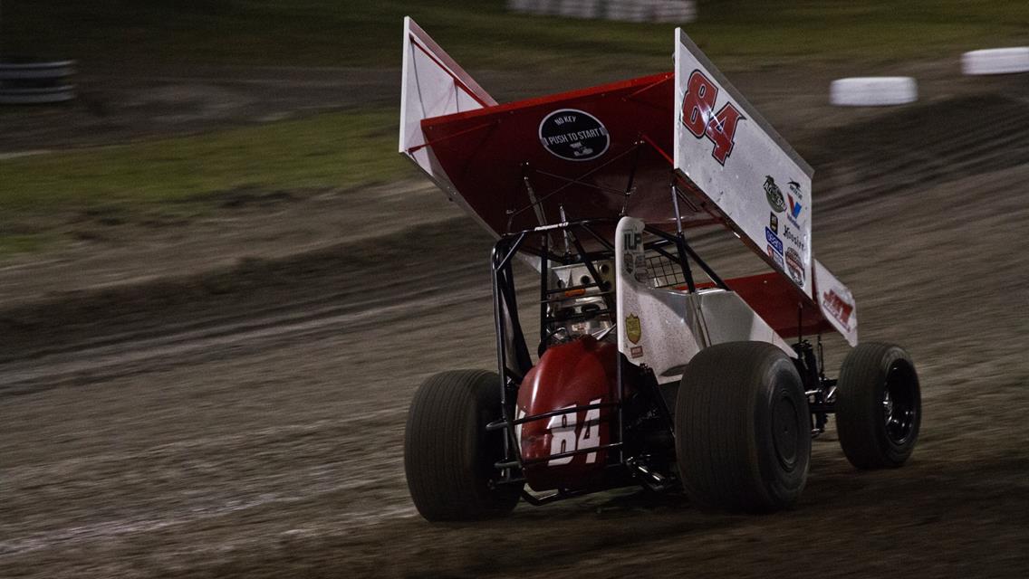 Hanks Garners First Career Top Five in 410 Winged Sprint Car Competition