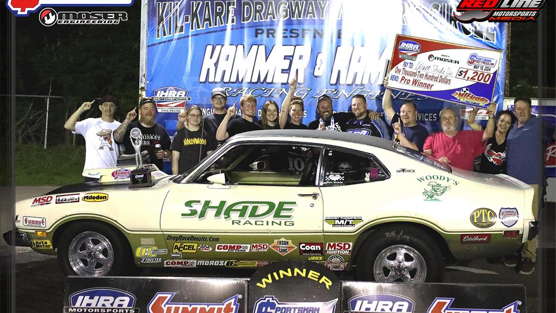 Hoskins, Shade, Groff, England, Cromer Earn IHRA Sportsman Spectacular presented by Moser Engineering Wins at Kil-Kare Raceway