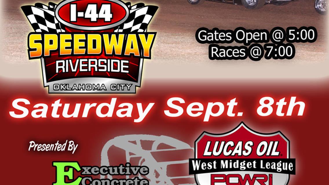POWRi West Midgets at I-44 Riverside Speedway on Saturday!
