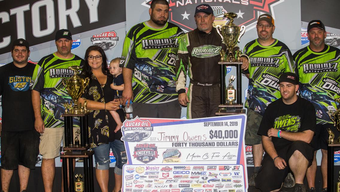 Owens Repeats as Late Model Knoxville Nationals Champ