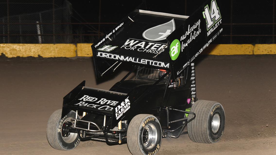 Mallett Records Podium at Salina Highbanks Speedway and Top Five at Lakeside Speedway