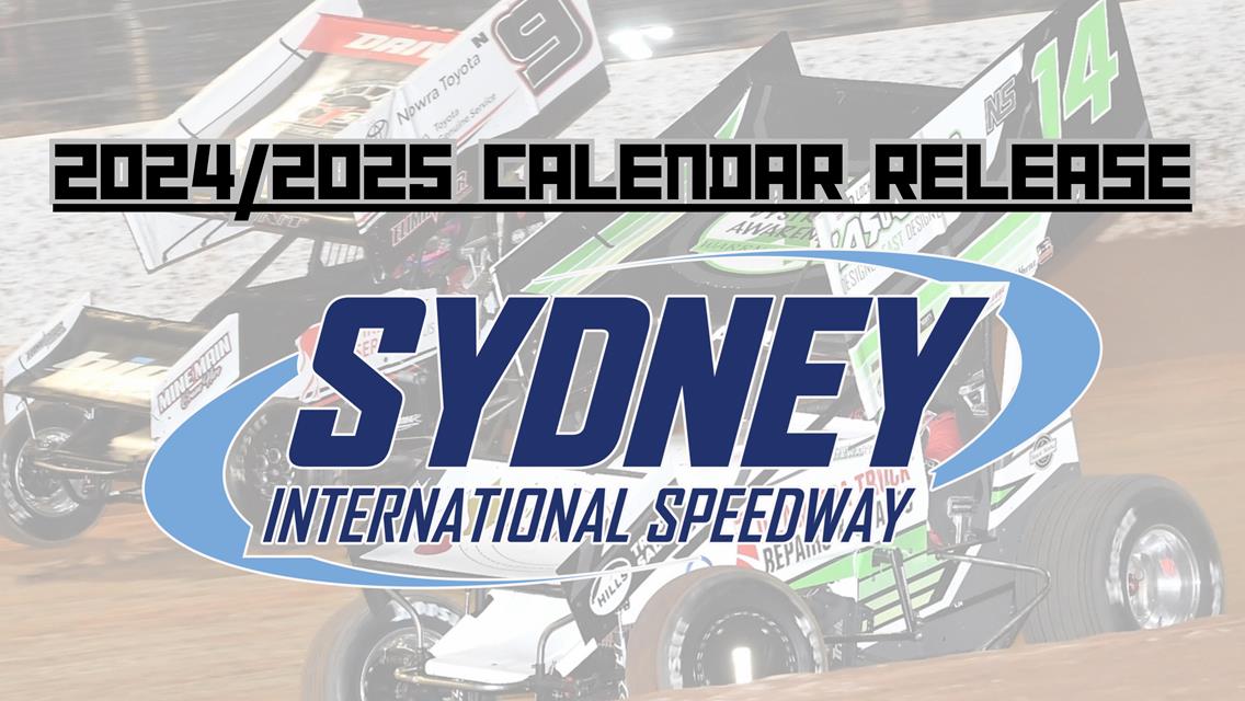 Sydney International Speedway 2024/2025 Release