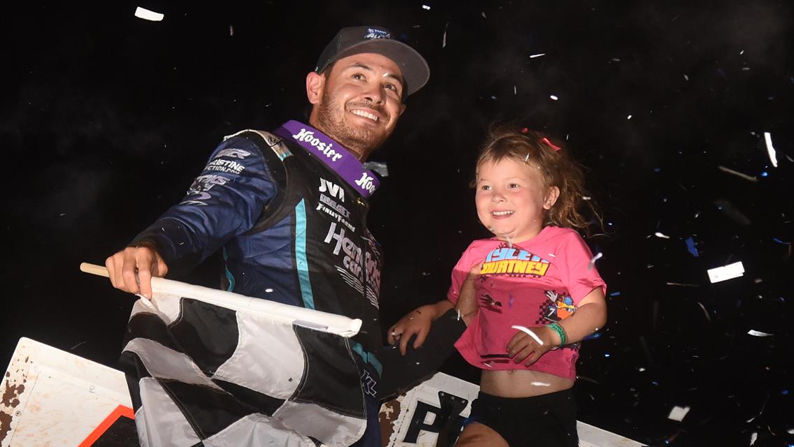 Kyle Larson scores Don Martin Memorial Silver Cup for $25,000 payday