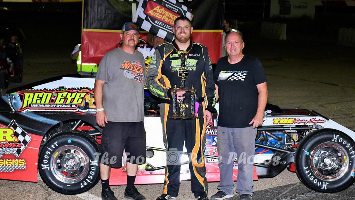 Nick O&#39;Neil back in victory lane at Tuscon Speedway