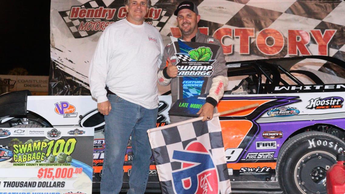 Whitener Dominates Swamp Cabbage 100; Seawright Claims Winter Shootout Series Championship at Hendry County!