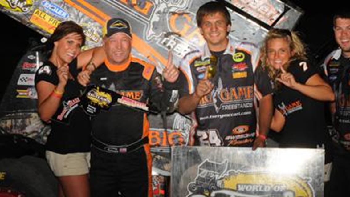 Swindell Slices to Win at Dodge City: Scores First World of Outlaws Victory Since 2006 in Opener of Boot Hill Showdown