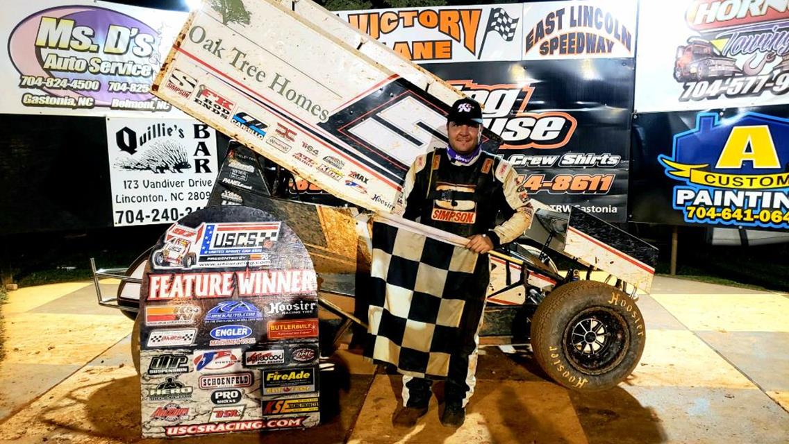 Justin Barger captures 1st USCS Outlaw Thunder win of 2020 at East Lincoln